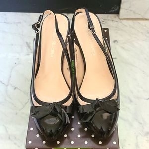 Michael Shannon Black Slingback Heels